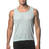 ST33LE - Stretch Gossamer Tanktop - Baby Blue Wave Mesh