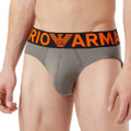 Emporio Armani - Mega Logo Brief - Pewter