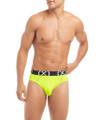 2(x)ist - (X) Sport No Show Brief 3-Pack - Purple/Blue/Yellow