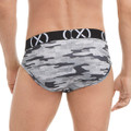 2(x)ist - (X) Sport No Show Brief 3-Pack - Black/Lead/Camo Gray