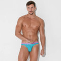 CODE 22 - Bright Mesh Jockstrap - Turquoise