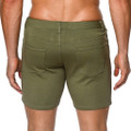 St33le - 5" Stretch Knit Shorts - Kale