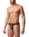 Nasty Pig - Static Jockstrap - Grey/Flame