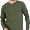 OutdoorLife - Long Sleeve V-Neck Shirt - Olive Drab