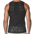 ST33LE -Stretch Gossamer Lace Tank Top - Black