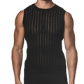 ST33LE - Textured Knit Vest - Black