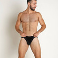 2(X)IST - Sliq Velour Brief - Black