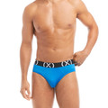 2(X)IST - (X) Sport Low Rise Brief 3-Pack -  Electric Blue/Shocking Orange/BlueFish