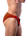 Jimaye - Ribbed Swim Brief - Scarlet