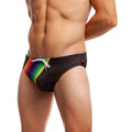 Jack Adams - Pride Swim Brief - Black/Rainbow