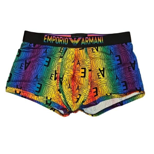 Magnum Emporio Armani Trunks Emporio Armani Pride Logo Trunk Rainbow
