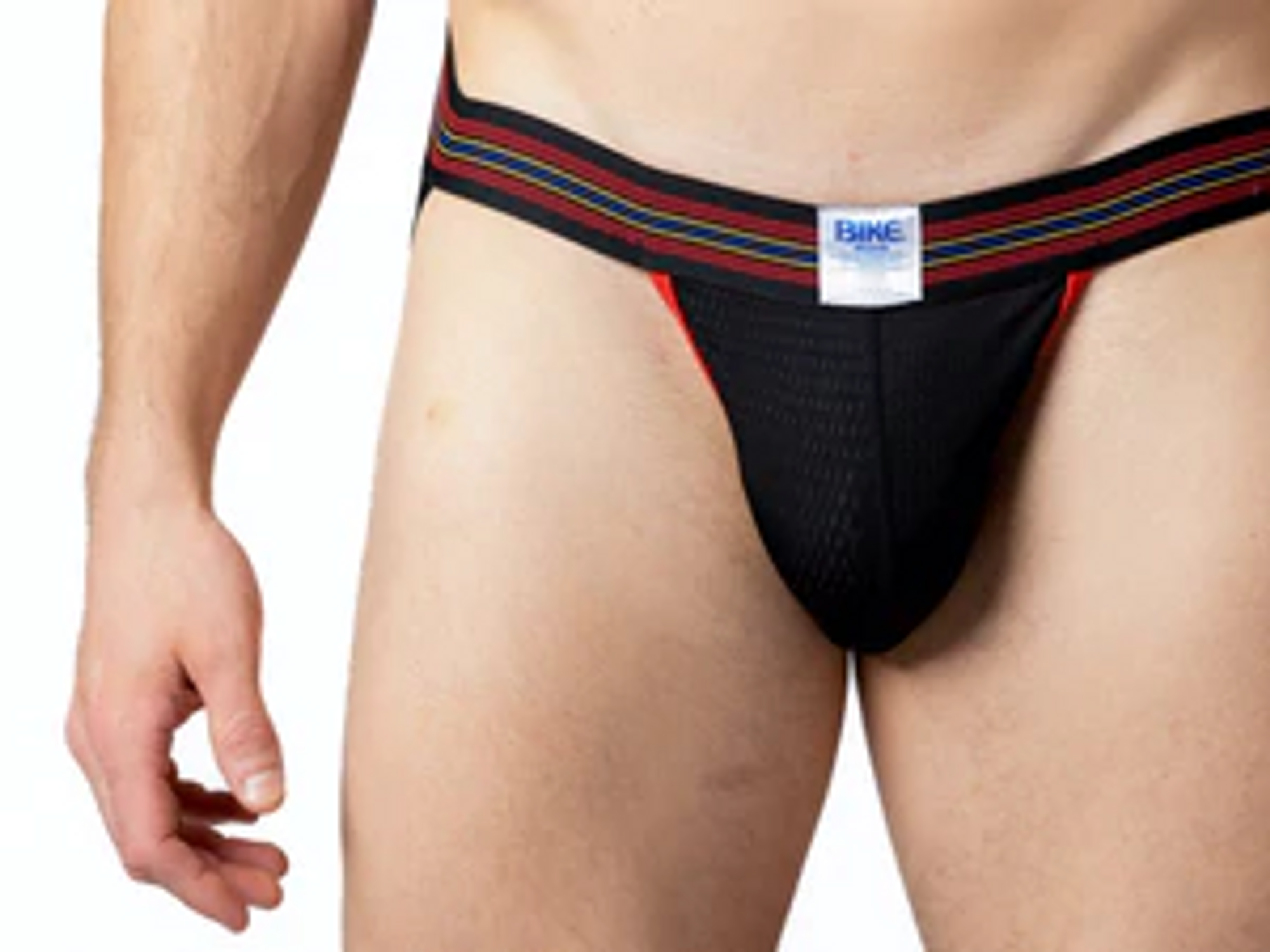 Bike Athletic Mesh Jockstrap - Black - underU4men