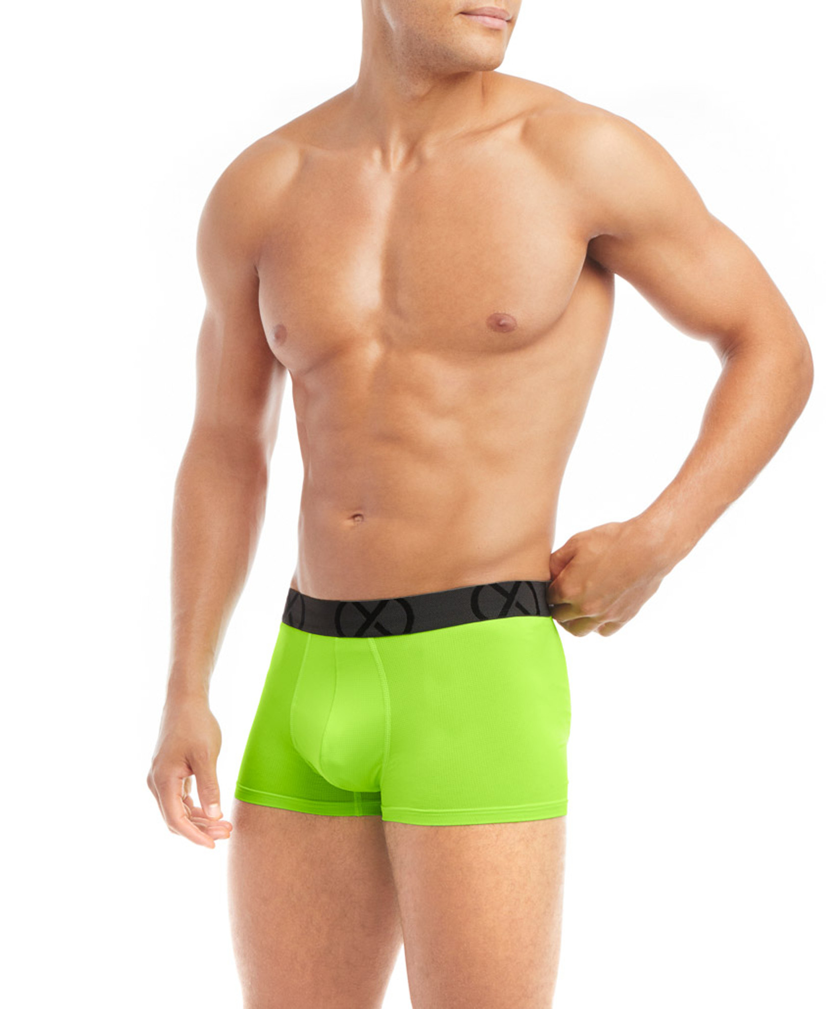 2(X)IST - (X) Sport Mesh Low Rise Trunk 3-Pack - Blue/Green/Pink