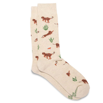 Conscious Step - Crew Socks - Tigers