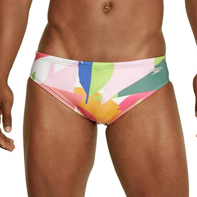 Speedo - Printed One Swim Brief - Block Tropic