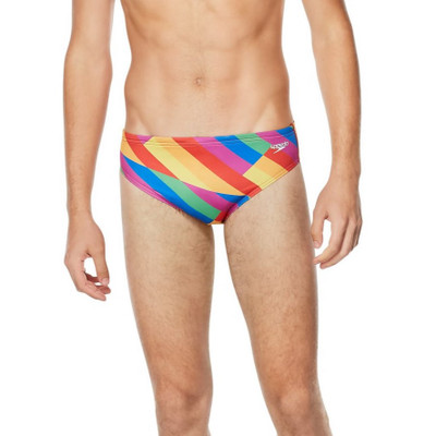 Speedo - Printed One Swim Brief - Pride