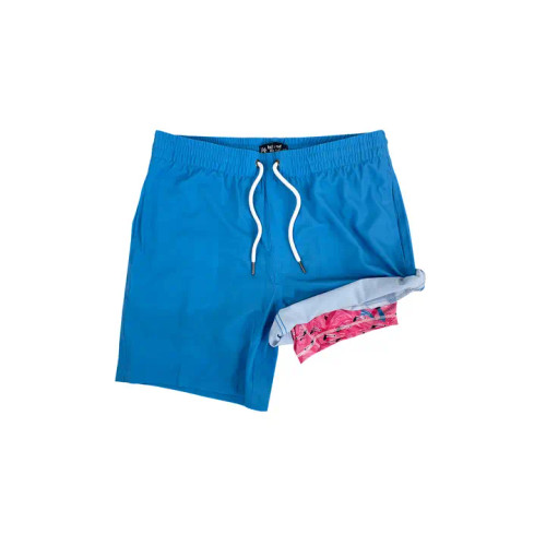 Island Haze - Compression Liner Swim Shorts - Blue