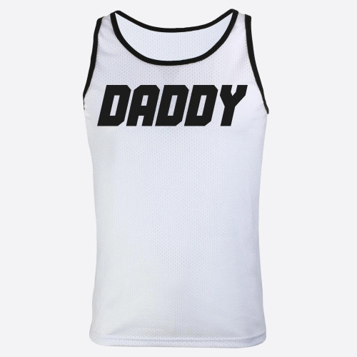 Gruff Pup - Daddy Air Tank - White / Black