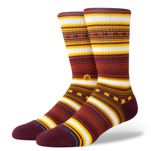 Anonymous Ism Tie Dye Crew Sock in Brown Anonymous Ism