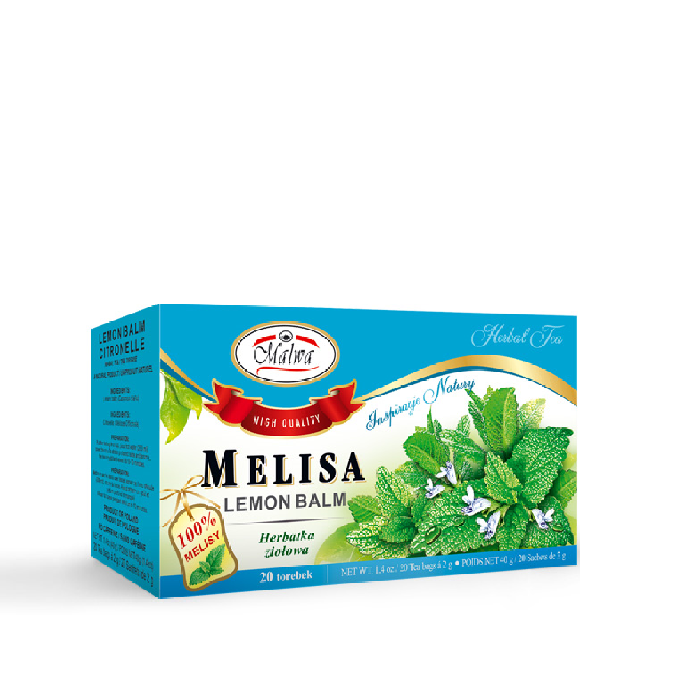 Malwa Lemon Balm Melisa Tea. 20x2g, 40g