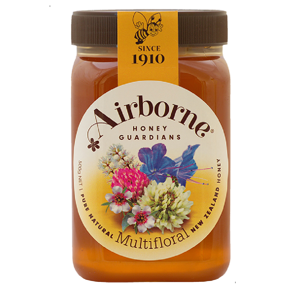 Airborne (New Zealand) Multifloral Honey 500g