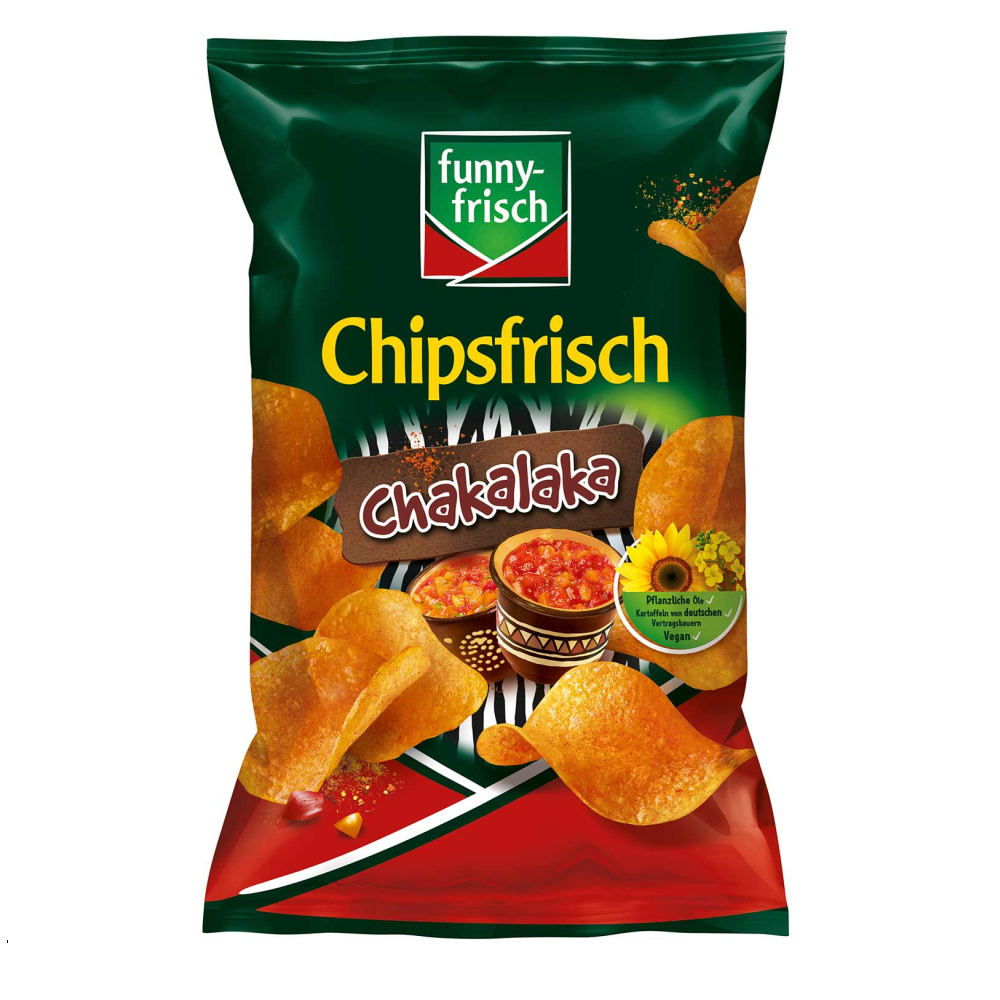 Funny-fresh. Oven-baked Crisps . Chakalaka  Crisps 150g