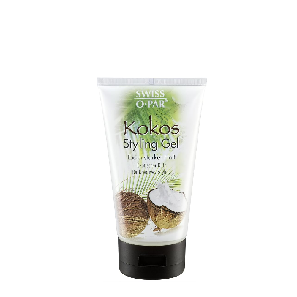 Swiss-o-par Hair Styling Gel with Coconut Oil – styling gel for hold, shine and definition (EAN 4104260064508)