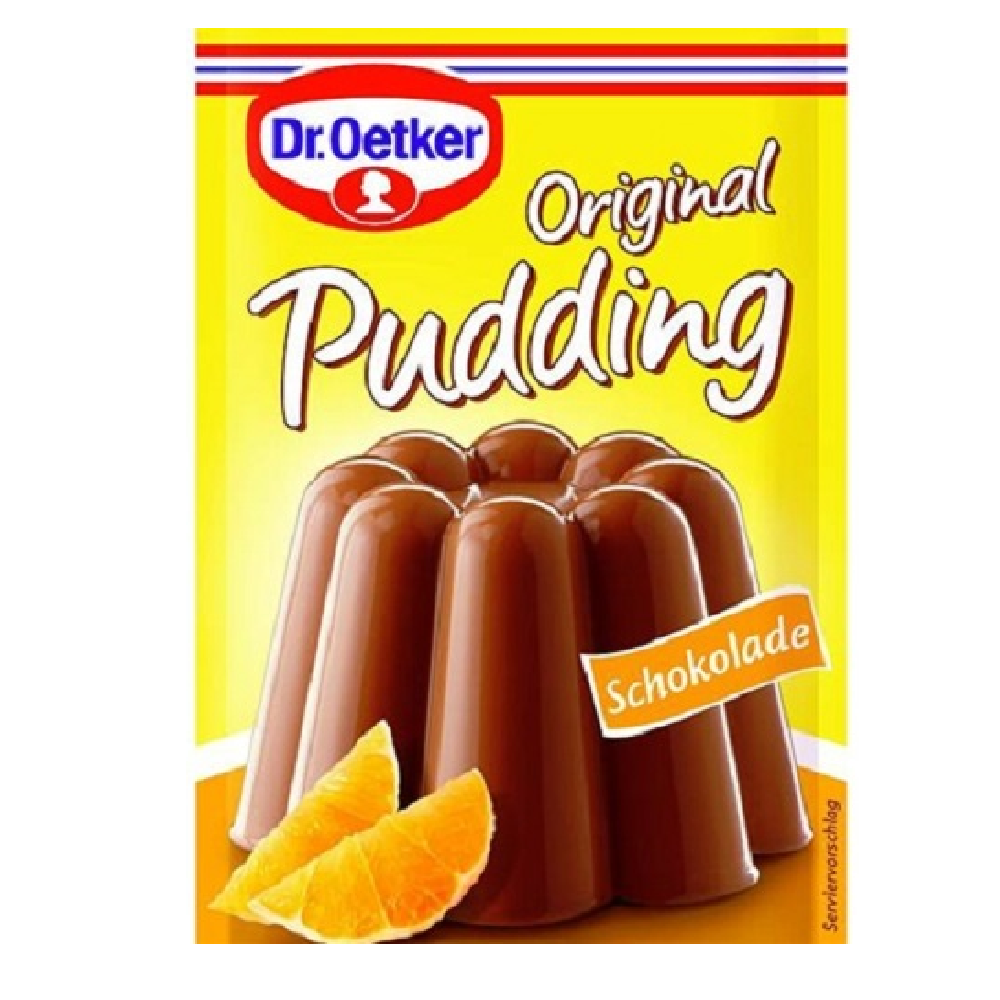 Dr. Oetker German Chocolate Pudding Powder. 2 sachets x 44.5g