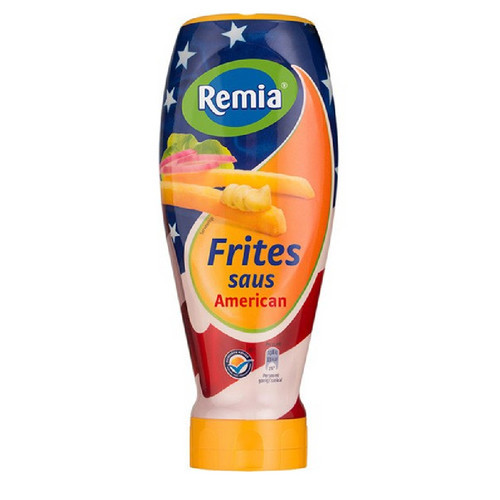 Remia Dutch American Sauce 500ml – creamy tangy burger-style sauce in squeeze bottle (EAN 8710448691709).