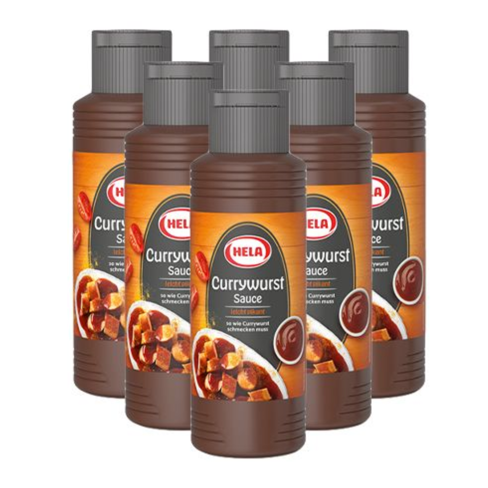 Hela Currywurst Sauce 300ml (6 bottles, £2.55 per item)