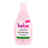 Bebe Soft Body Milk 400 ml bottle of fast-absorbing body lotion for dry skin with jojoba oil and panthenol