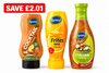 Dutch Sauce Lovers Bundle – Remia Salata Dressing Italian 450ml, Remia Dutch Classic Fries Sauce 500ml and Remia Cocktail Table Sauce 300ml.