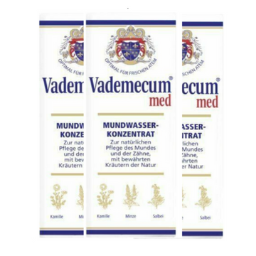 Vademecum Med Mouthwash Concentrate 75ml (Pack of 3)