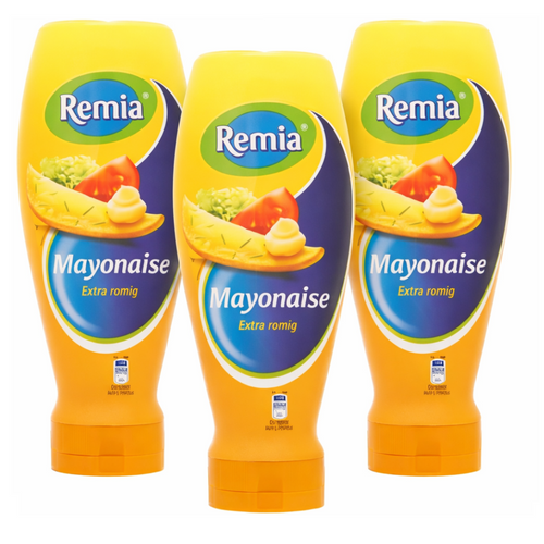 Remia Dutch Mayonnaise Extra Creamy 500ml. 3 Bottles