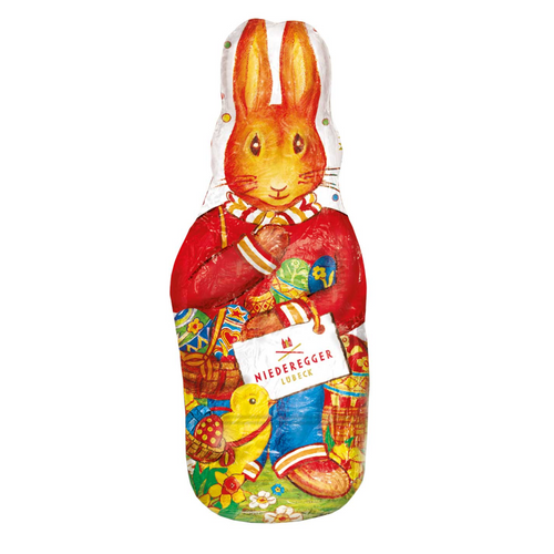 Niederegger Marzipan Easter Bunny 100g – premium German marzipan bunny coated in chocolate, festive Easter treat (EAN 4000161650041)