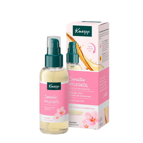 Kneipp Sensitive Care Oil – gentle nourishing body oil for dry, sensitive skin, ideal after shower and for massage (EAN 4008233180441)