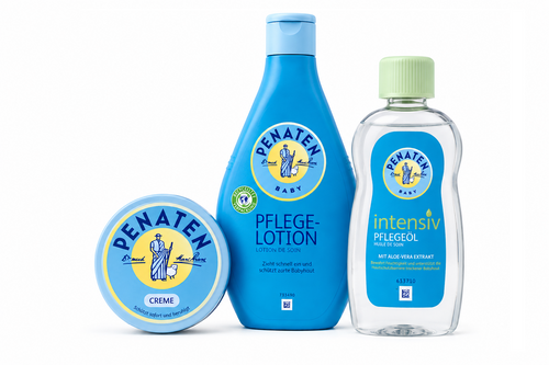 Baby Bath Time Bundle – includes Bübchen Baby Bath & Shampoo 400ml, Bübchen Sensitive Body Milk 400ml and Bübchen Diaper Rash Cream 150ml. Cleanse, moisturise and protect baby’s skin daily.