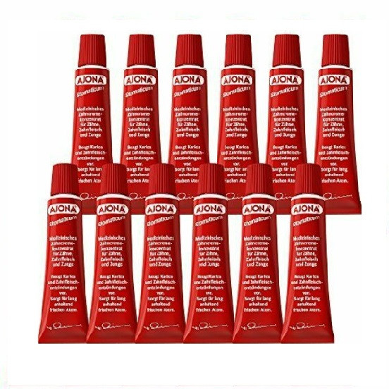 Ajona Stomaticum Toothpaste 25ml | 12 Tubes Bulk Pack