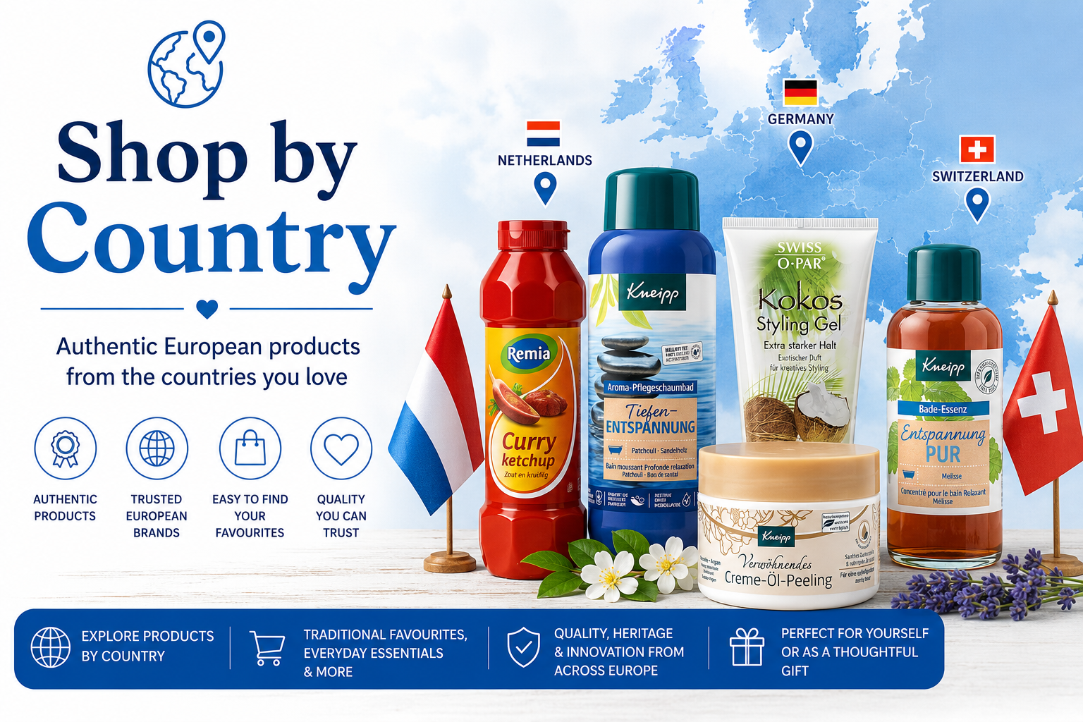Shop by country