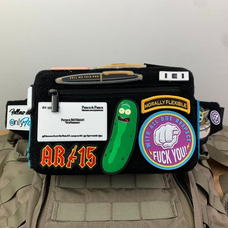 tactical velcro fanny pack