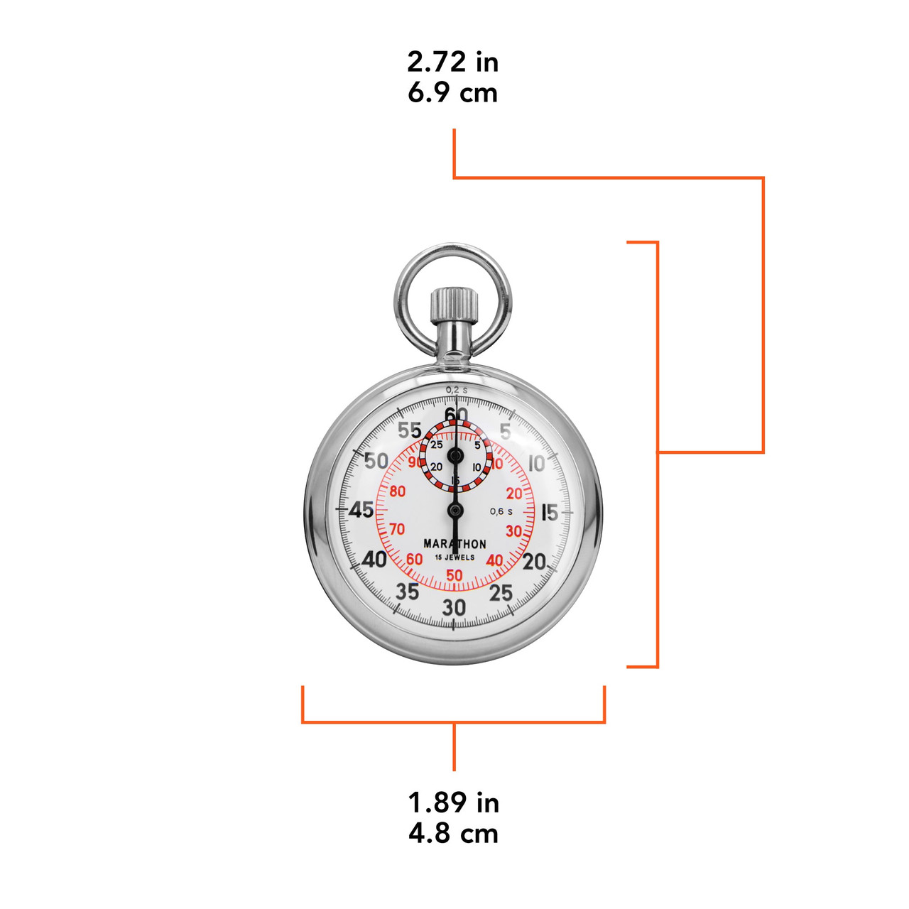 Analog Desk Alarm Clock with Auto Backlight – Marathon Watch