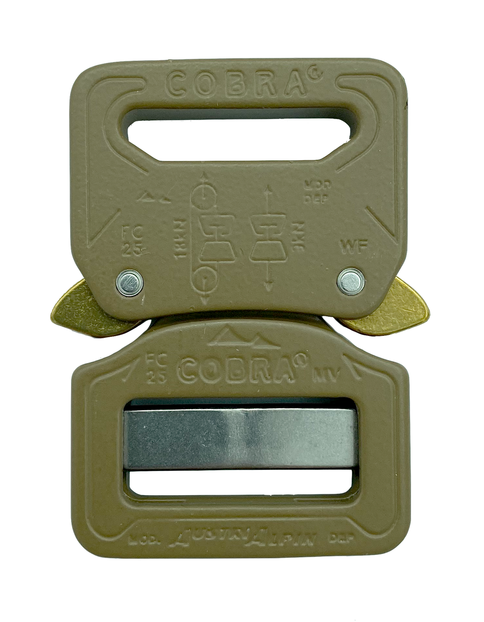 Austrialpin 25mm / 1 Foliage Green Cobra Buckle Male Adjustable Female Fix  FC25FVF -  Canada