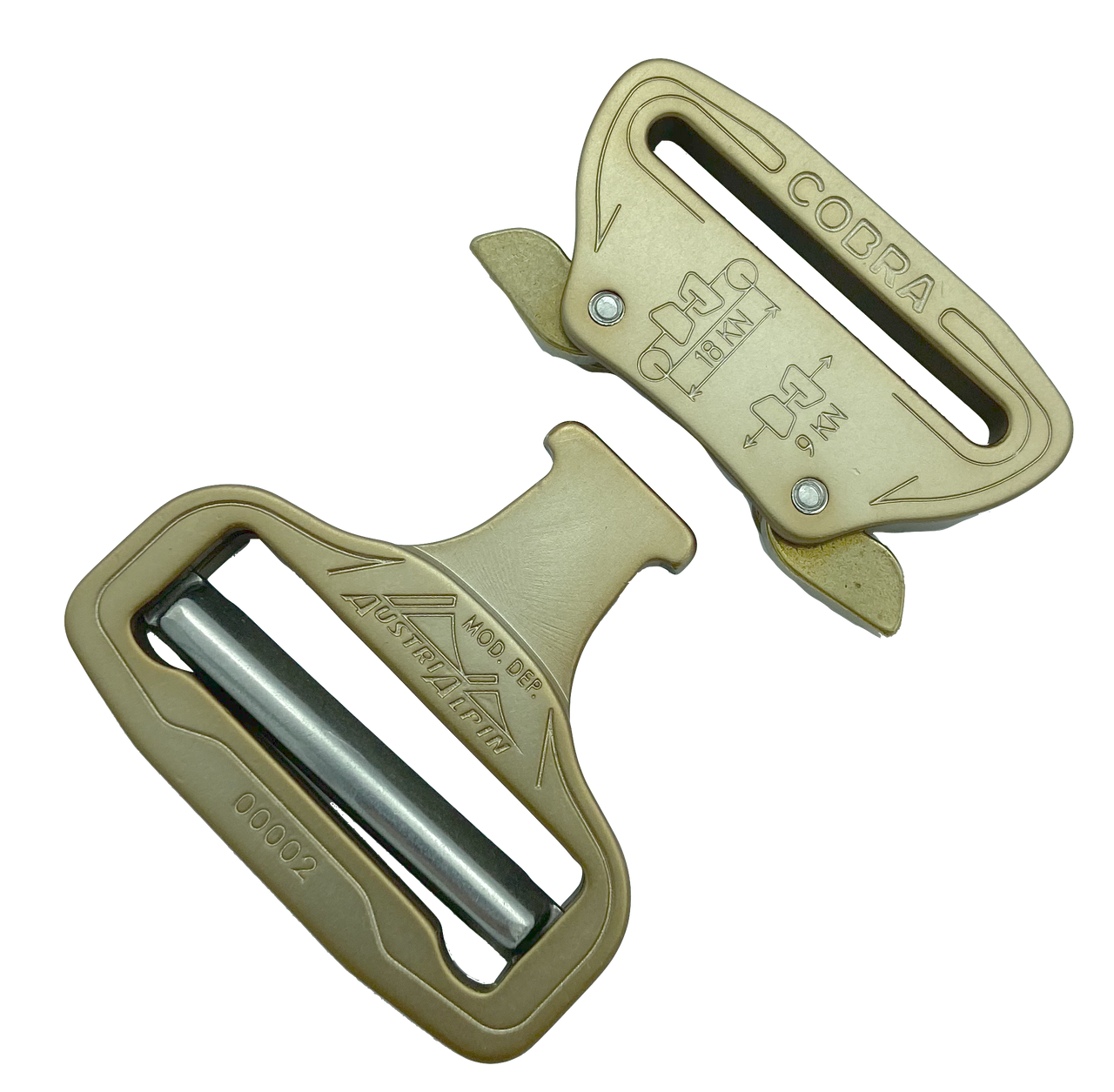 Austrialpin 50mm 2 Coyote Brown Cobra Buckle male Adjust XL Clips  FC50CVF-XL -  Canada