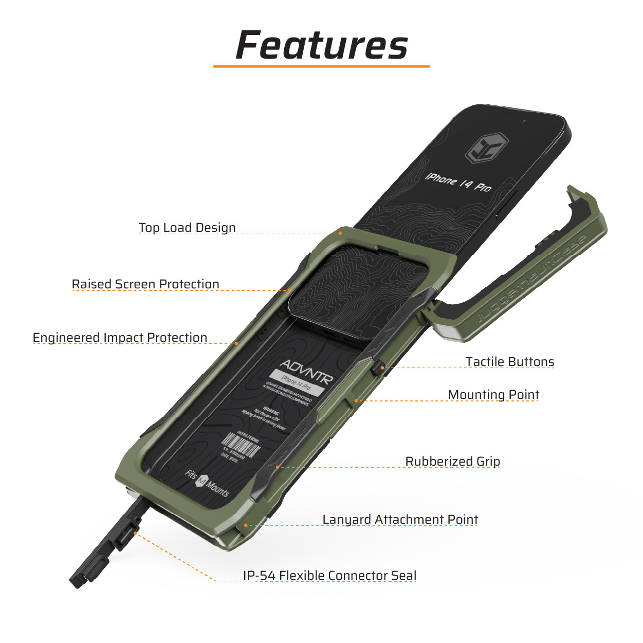 Juggernaut IPhone 14 Pro Advntr Phone Case