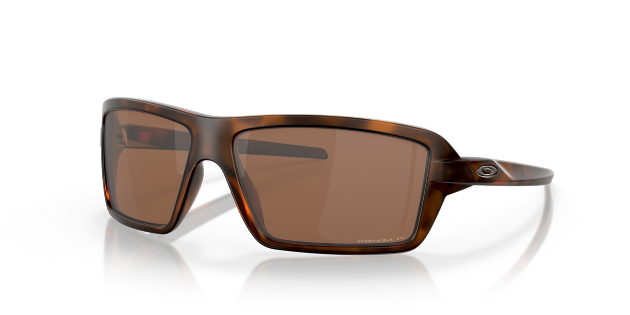 Oakley Brown Polarized Lenses Oakley Cables Brown Tortoise W/ Prizm  Tungsten Polarized Lenses