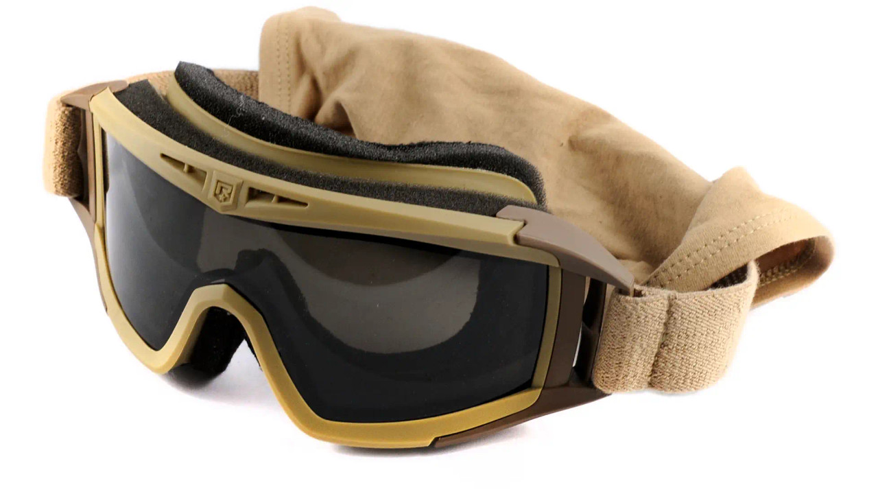 Revision Desert Locust Goggle System - Extreme Weather System Basic Kit (1x  SMOKE SOLAR THERMAL LENS)