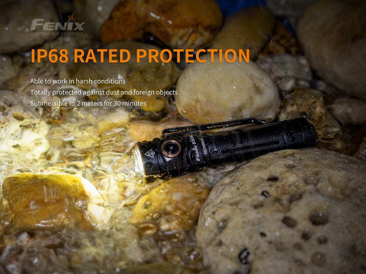 fenix e30r flashlight e30rxpbk Rechargeable EDC C charging port Fenix TK30R Tactical White Laser