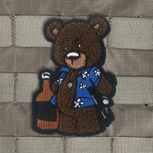 Violent Little Machine Shop Creasy Bear Chenille Morale Patch Violent Little Machine Shop Creasy Bear Chenille Morale Patch