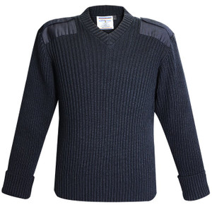 Flying Cross Command Rib Knit V-Neck Sweater Flying Cross Command Rib Knit V-Neck Sweater