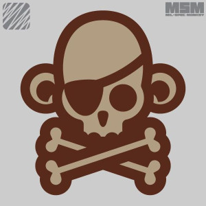 MSM Skullmonkey - Pirate Morale Patch MSM Skullmonkey - Pirate Morale Patch